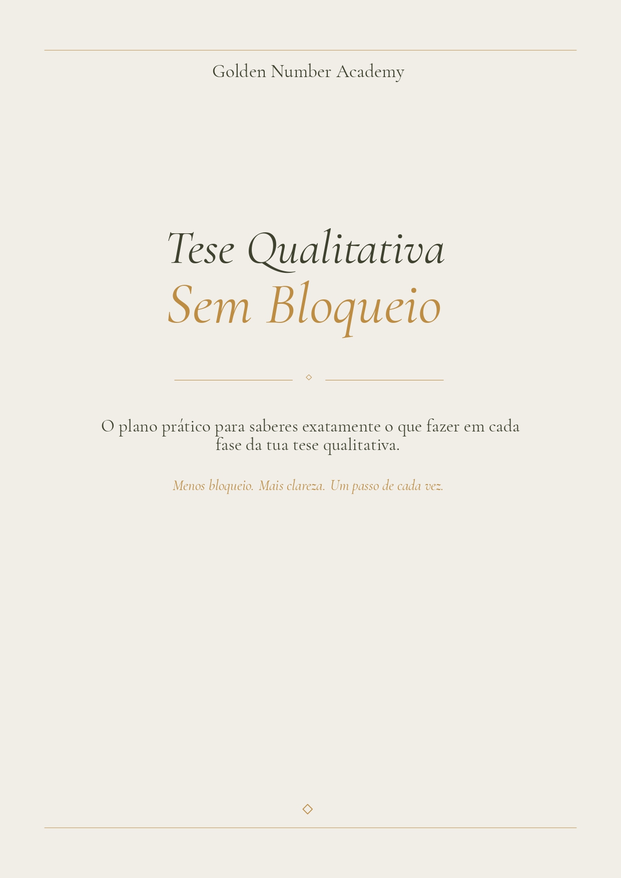 Tese Qualitativa Sem Bloqueio
